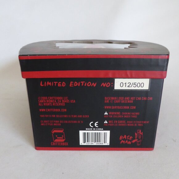 NEW 2006 7.5” LE #12/500 HOT CHA CHA CHA RED DEVIL DEMON DESIGNER VINYL FIGURE - Picture 9 of 11